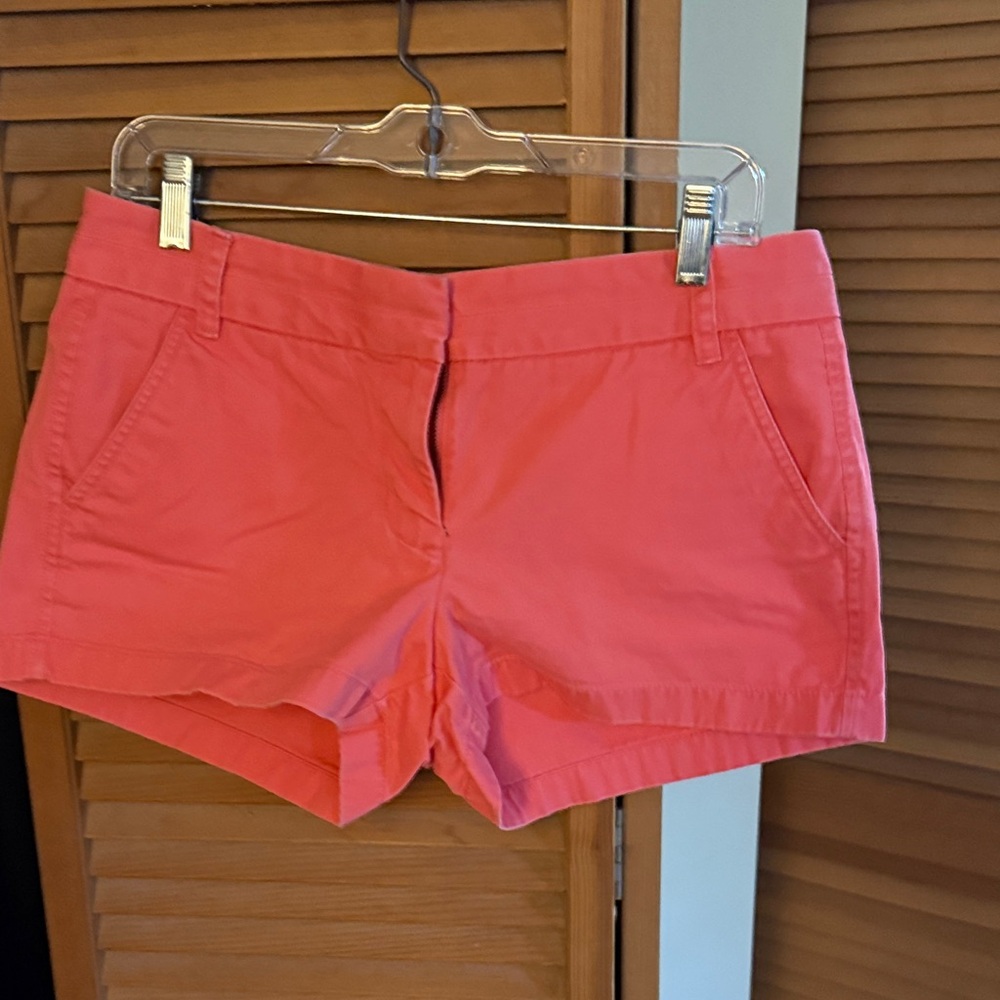J. Crew CHINO Coral-Pink Shorts